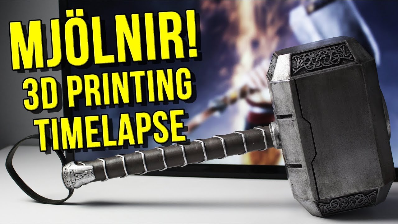 Mjolnir - God Of War Ragnarok LIFE SIZE 3D model 3D printable