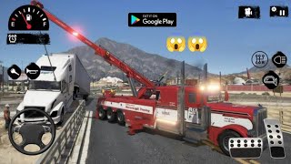 Indian Tow Truck Drive🚚🚛  Offroad Tow Truck Driving With Hill (Android Gameplay) screenshot 2