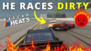 He Races DIRTY! So I Took Him OUT!  NASCAR Heat 5 Online