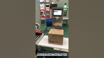 REHOO CWC-M450 Check Weigher with Carton Sealing Machine