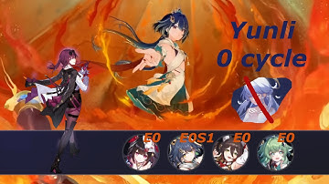 Yunli No Robin With Sustain 0 cycle MoC 12 Kafka, 2.5 The Big Sleep, No 5* Eidolons 4 cost (bat)