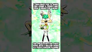 Rabbit Hole Challenge // Rocky Rakoon Animation Meme #Shorts #Tiktok #Funny #Viral #Trending #Fyp