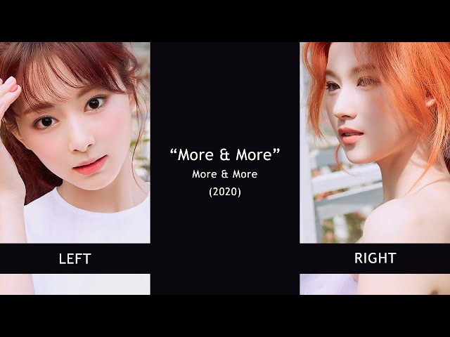 A Different Member Singing in Each Ear - TWICE More u0026 More class=