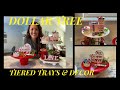 Tiered Trays & 4 of the CUTEST DIY’S EVER!! EVERYTHING DOLLAR TREE!