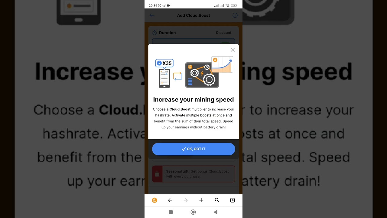 Cryptotab Bitcoin yığır.. Cox Rahat Qazanc