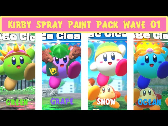 The Ranger Ability Color Pack [Kirby and the Forgotten Land] [Mods]