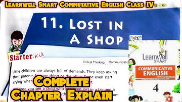 Lost in a shop Class 4 Chapter 11 | Learnwell Smart Commutative English class 4 | #khandwalclasses