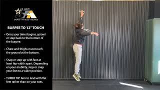 Fitness How To: Burpee to 12 Inch Wall Touch