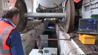 ultrasonic testing of axles