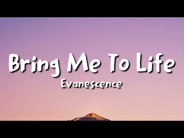 Evanescence - Bring Me To Life (lyrics) class=