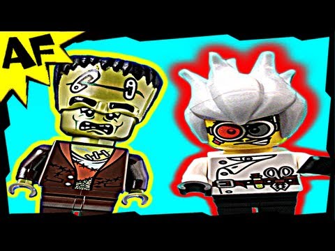 FRANKENSTEIN & Crazy Scientist - Lego Monster Fighters Set 9466 Animated Building Review