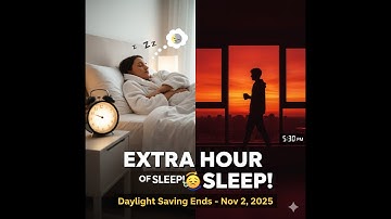 “Daylight Saving Time ENDS! What You Need to Know About the 2025 Fall Time Change ⏰”