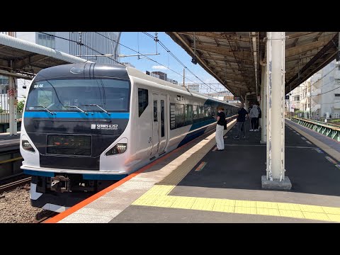 特急踊り子13号 JR東海道線 戸塚駅(JT-06)通過