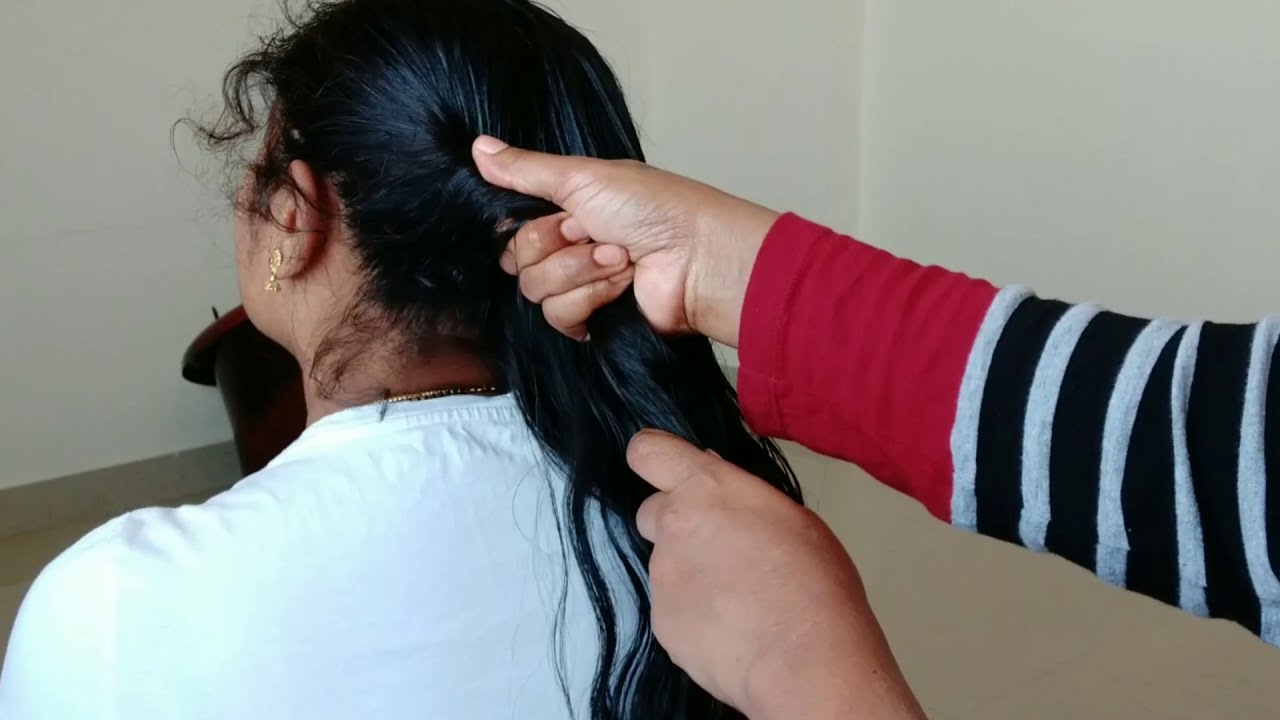 requested video hair pulling showing real strength of my long hair