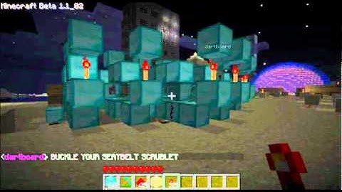 Binary clock / counter in minecraft