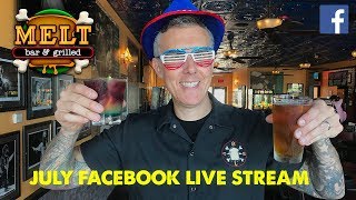 July 2018 Facebook Live | Melt Bar and Grilled | Gourmet Grilled Cheese