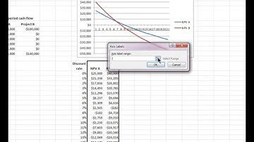Creating a NPV profile in Excel