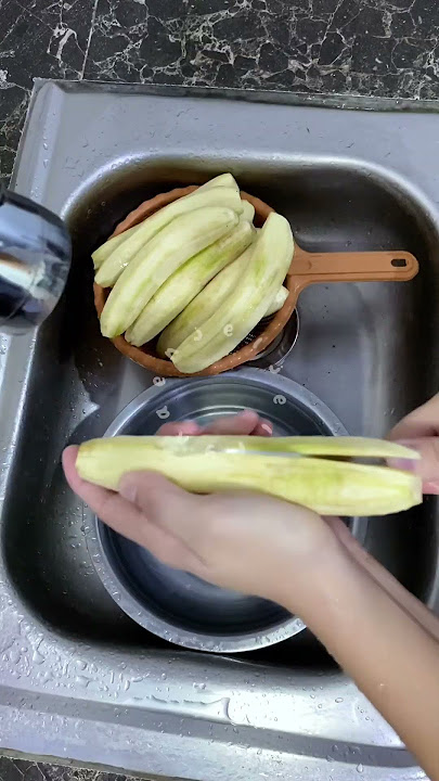 Pisang goreng goroho #food #cooking #masakanmanado