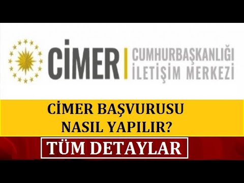 CİMER BAŞVURUSU NASIL YAPILIR? (TÜM DETAYLAR)