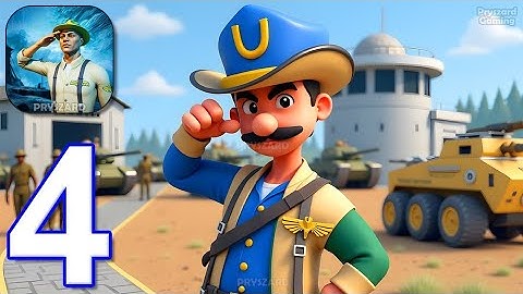 Base Commander - Gameplay Walkthrough Part 4 - New Army Base Upgrade Commander (iOS, Android)