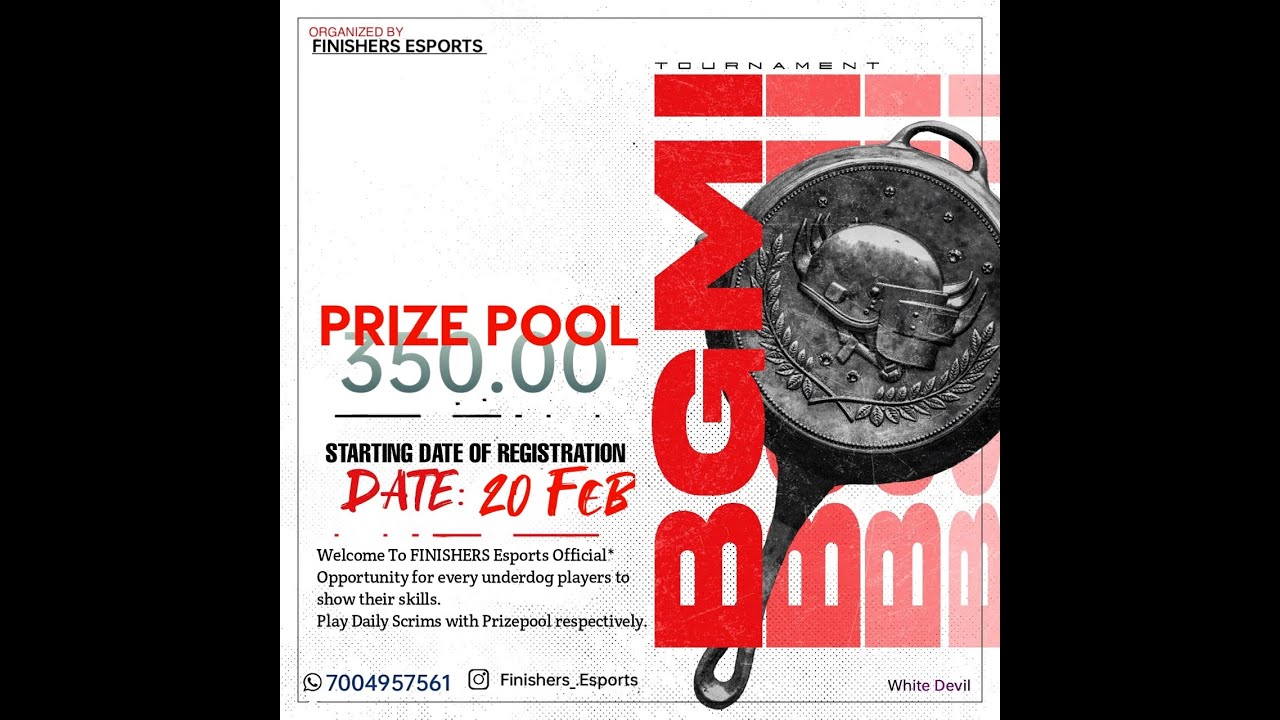 Unlimited paid Custom Room Live| Bgmi Live | White Devil | Finisher Esports Live | Finishers Esports