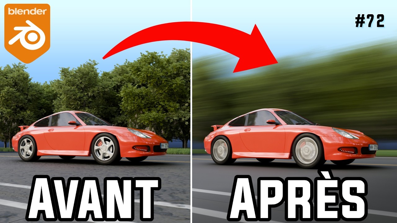 #72 | Blender - Motion Blur 3D ou Compositing (Formation Blender) - YouTube