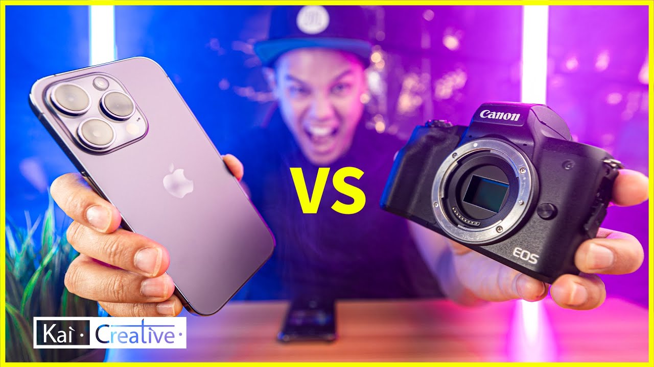 Afskrække Stå op i stedet fænomen iPhone 14 Pro VS Canon M50 in 2022 | KaiCreative - YouTube