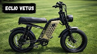 ECLIO VETUS 1 Review & First Impressions! Moped Style E-Bike!