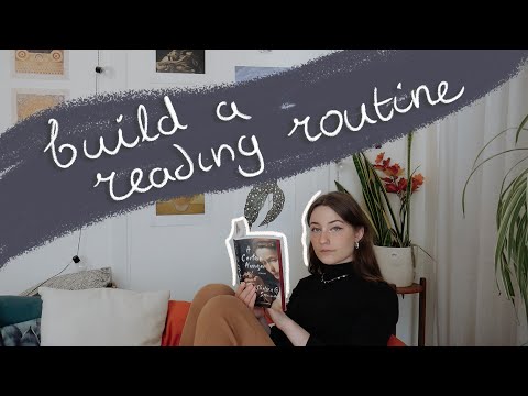 build a reading routine with me 📖 | a reading vlog thumbnail