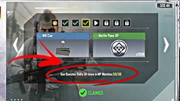 CALL OF DUTY MOBILE USE OPERATOR SKILLS 10 TIMES IN MP MATCHES