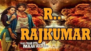 R Rajkumar Full Movie Story - Shahid Kapoor and Sonakshi Sinha