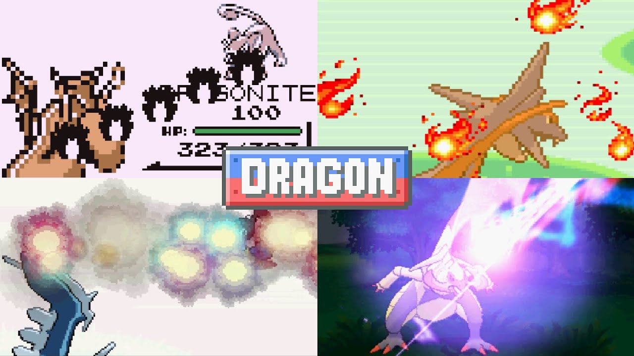 Evolution Of Pokémon Moves Dragon Type