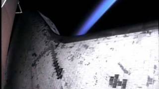 STS-131 Left SRB looking up