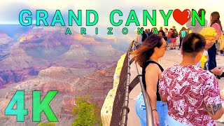 Best Grand Canyon View Mather Point, Arizona USA 4K - UHD