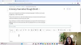 How to Post in a Discussion Forum on Brightspace