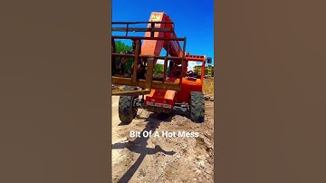 A little situation here. #east2westsafetyplus #training #good #fun #telehandler #safety #florida