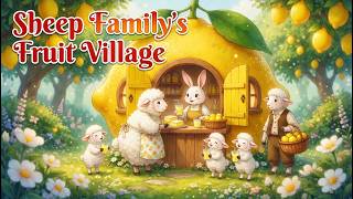 Sheep Family's Fruit Village🐑🍋 | Blossoms, Friendship & Gentle Storybook Music screenshot 3