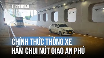 Cận cảnh hầm chui tại nút giao lớn nhất TP.HCM ngày thông xe
