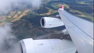 Swiss A340-300 - Beautiful Takeoff out of Zurich to Dusseldorf