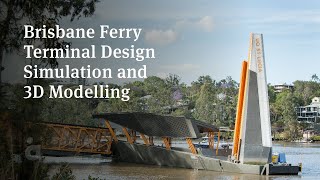 Brisbane Flood Resilient Ferry Terminal Design Simulation and 3D Modelling screenshot 5