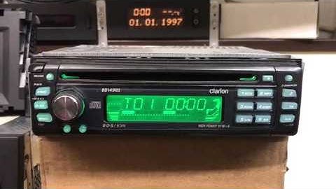 CLARION RADIO CD PLAYER (NO CODE REQUIRED) BD149RG #8938
