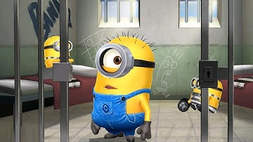 Despicable me Minion rush Carl minion costume run challenge Prison gameplay android ios