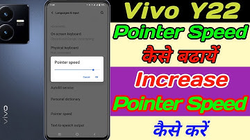 Vivo Y22 Pointer Speed Setting ll Pointer Speed Kaise Badhaye Vivo Y22