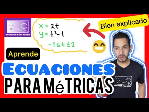 Video: Cómo Escribir Una Ecuación Paramétrica
