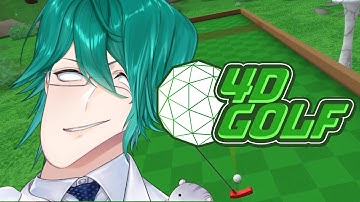 【4D Golf】3DになれていないVtuber四葉公が更に1次元先にいく