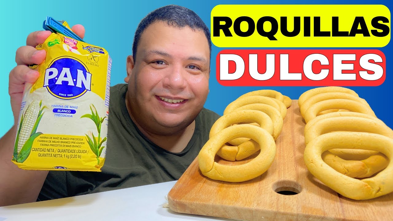 ✅ ROSQUILLAS DULCES DE HARINA PAN / GALLETAS DE HARINA DE MAIZ FACIL Y RÁPIDAS