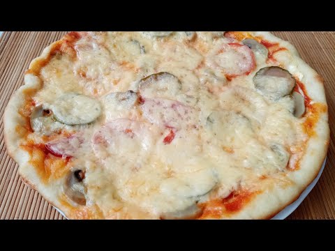 Настоящая вкусная Пицца - и никаких сложностей! Вот как нужно готовить тесто для пиццы! 🍕🍕🍕