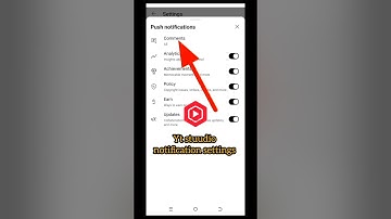 yt stuudio notification settings || Yt studio notification settings kaise kare #ytstudio