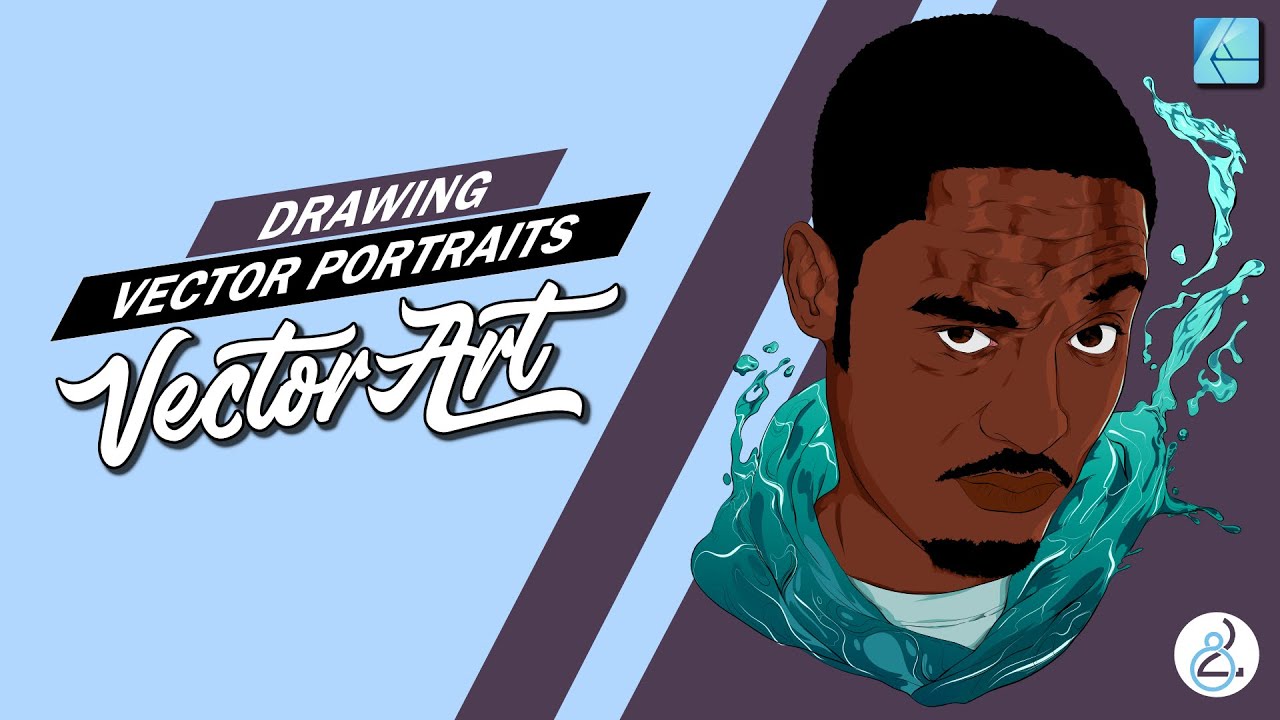 Drawing Vector Portraits With Affinity Designer 🎨 | Portrait Vector Art ...