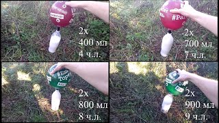 Уксус и сода - надуваем воздушный шарик